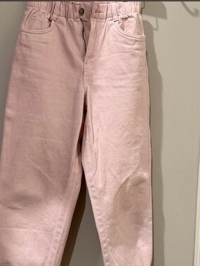 H&M Light Pink Boyfriend Jeans